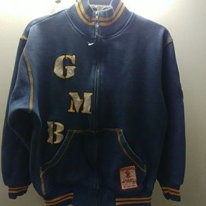 Boys/unisex baseball jacket zip up